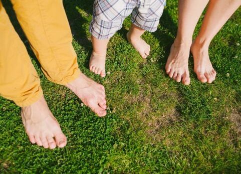 healthy feet after skin fungus treatment